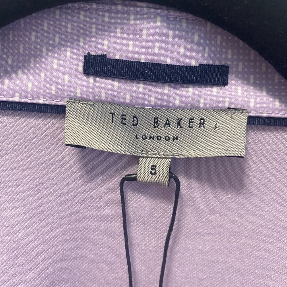 Ted Baker woven collar Polo - Picture 5 of 12